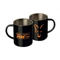 Fox Stainless Black XL Mug 400ml