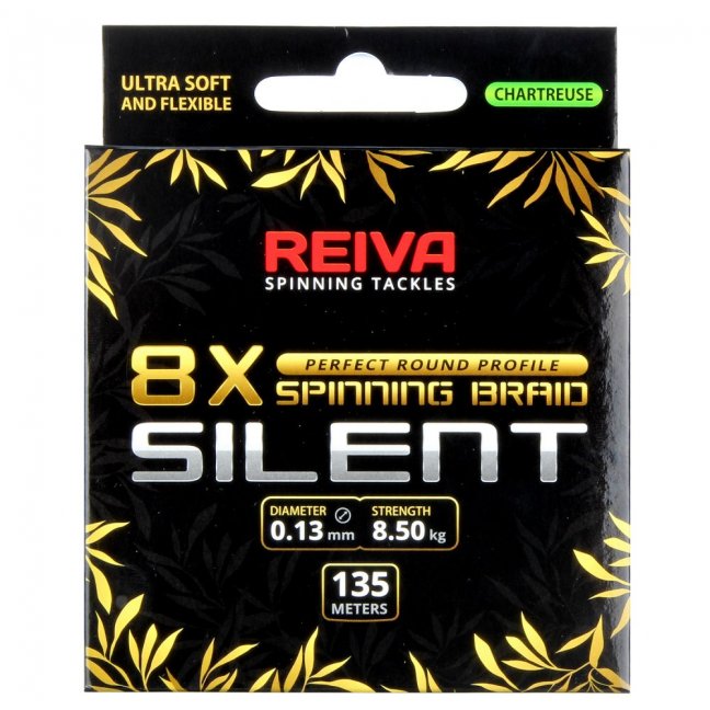 REIVA Silent 135m Fluo Green - Velikost: 0.23mm/18,20kg
